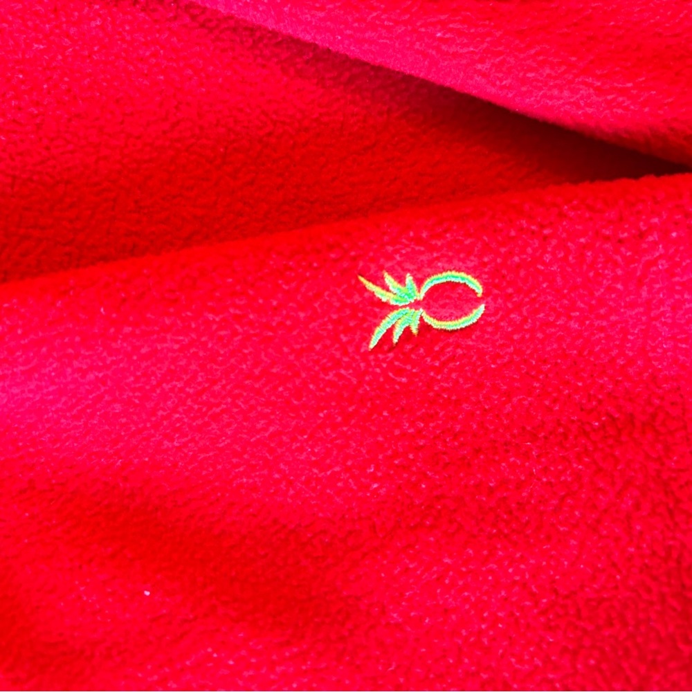 Dudley Stephens Vibrant Red Fleece Girls Sz L - Picture 2 of 3